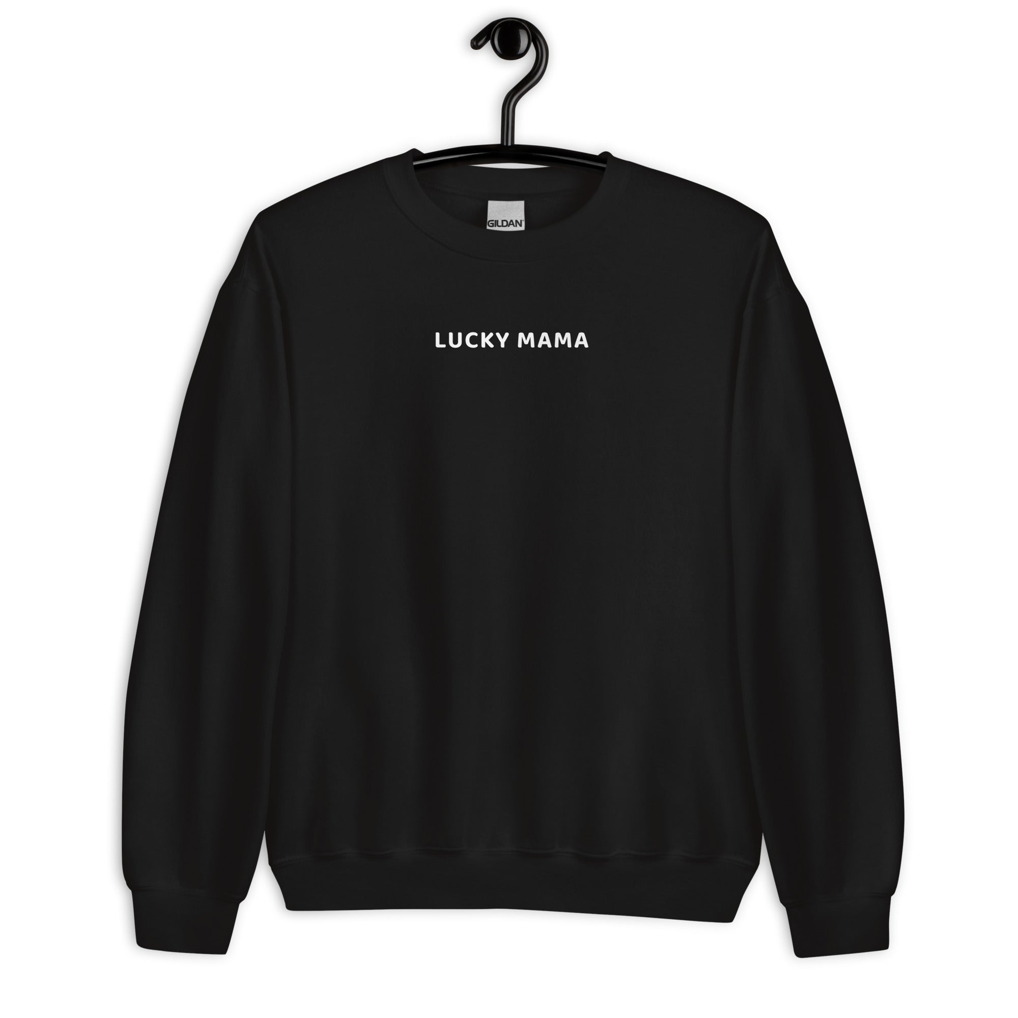 Lucky Mama Sweatshirt White Print 2024 Collection